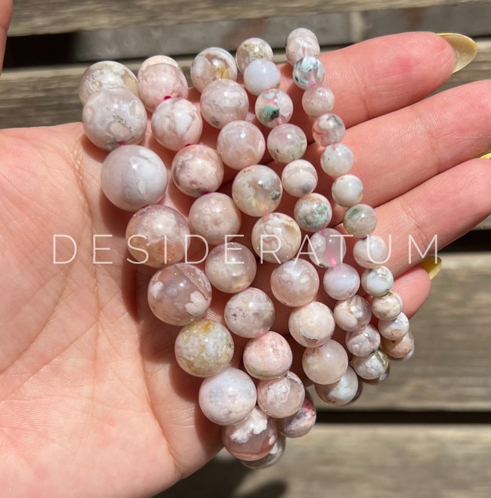 Sakura 2025 agate bracelet